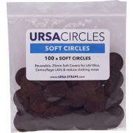 Remote Audio URSA Soft Circles Lavalier Mic Covers (100-Pack, Brown)