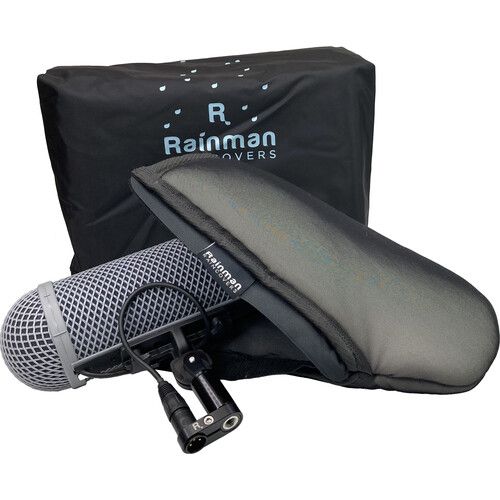  Remote Audio Rainman Boom Mic Rain Cover with Waterproof Hood for Rycote Kit 2