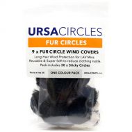 Remote Audio URSA Fur Circles Wind Covers (9-Pack, Black)