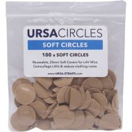 Remote Audio URSA Soft Circles Lavalier Mic Covers (100-Pack, Beige)