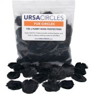 Remote Audio Ursa Fur Circles - 100-Pack (Black)