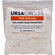 Remote Audio URSA Fur Circles Wind Covers (100-Pack, White)