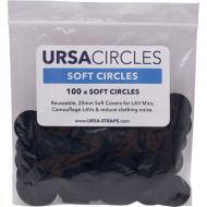 Remote Audio URSA Soft Circles Lavalier Mic Covers (100-Pack, Black)