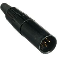 Remote Audio TA5M-B 5-Pin Male Mini-XLR Connector (Straight Connector, Black)