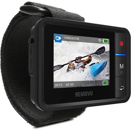  Removu REMOVU R1+ (Plus) Waterproof (IPX7) Wireless Remote Viewer and Controller for GoPro