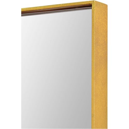  Renwil Inc MT1820 Florence - 32 Rectangular Mirror, Gold Leaf Finish