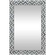 Ren-Wil Abscissa Wall Mirror, 36 by 24-Inch, Gray