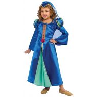 Renaissance Princess Costume, Blue, Small