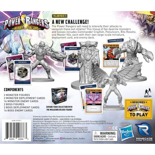  Renegade Game Studios Power Rangers: Heroes of The Grid Villain Pack #1