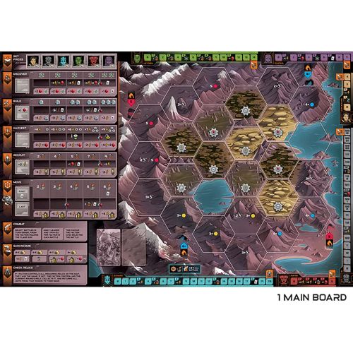  Renegade Game Studios Circadians: Chaos Order - Strategy Boardgame, Ages 14+, 2-5 Players, 120-240 Min