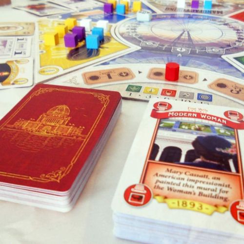  Renegade Game Studios World’s Fair 1893 [Amazon Exclusive], Medium Light Strategy Game, Act as The fair Organizer, Increase Influence & Obtain Grand exhibits - Best Reputation wins