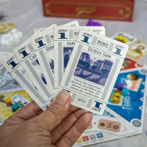  Renegade Game Studios World’s Fair 1893 [Amazon Exclusive], Medium Light Strategy Game, Act as The fair Organizer, Increase Influence & Obtain Grand exhibits - Best Reputation wins