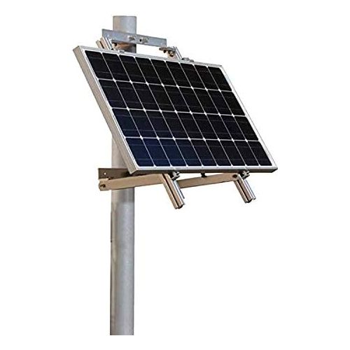  Renogy Solar Panel Side of Pole Mount for 50W/100W Solar Panel (Mount only) for Flat Surface Off-Grid Systems, and Panels Up to 100W