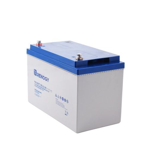  Renogy 12V 100Ah Rechargeable Deep Cycle Pure Gel Battery