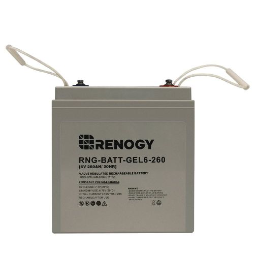  Renogy 12V 100Ah Rechargeable Deep Cycle Pure Gel Battery