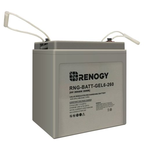  Renogy 12V 100Ah Rechargeable Deep Cycle Pure Gel Battery