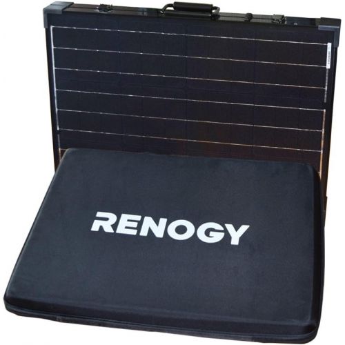  [아마존 핫딜]  [아마존핫딜]Renogy 100W 12V Monocrystalline Off Grid Portable Foldable 2pcs 50W Solar Panel Suitcase Built-In Kickstand