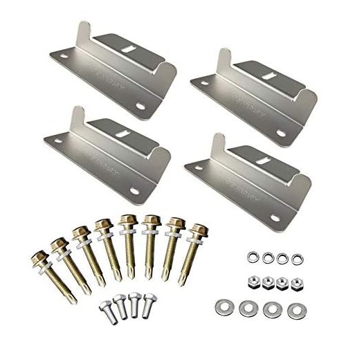  Renogy Solar Panel Mounting Z Bracket Mount Supporting for RV, Roof, Boat, set of 4 Units