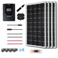 Renogy 400 Watt 12 Volt Off Grid Solar Premium Kit with Monocrystalline Solar Panel and 40A MPPT Rover Controller