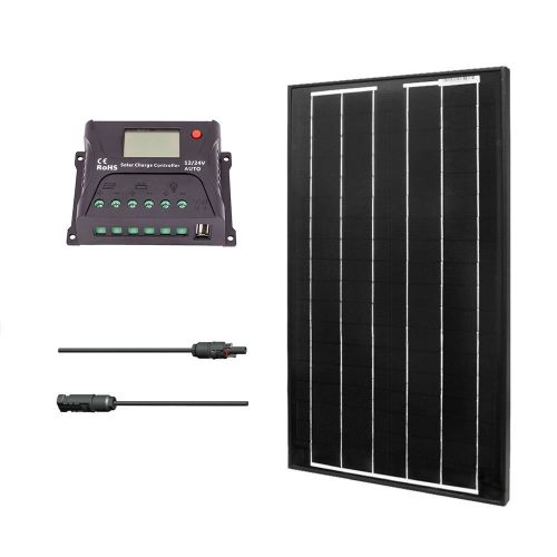  Renogy 30 Watts 12 Volts Monocrystalline Solar Panel Kit