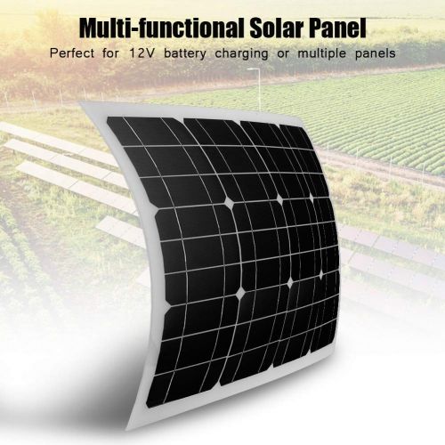  Renogy Zerone Portable Solar Panel, 30W Flexible High-Efficiency 2V Solar Panel Outdoor for RV, Boat, Cabin, Tent, Car, Trucks, Trailers