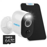 Reolink Argus 3 Plus 4MP Outdoor Wire-Free Security Camera with Night Vision, Motion Spotlights & Solar Panel (White)