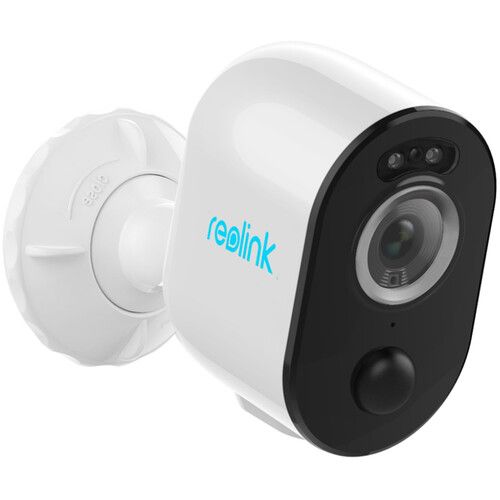  Reolink Argus 3 Plus 4MP Outdoor Wire-Free Security Camera with Night Vision, Motion Spotlights & Solar Panel (White)