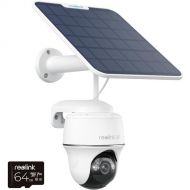 Reolink A4KPTS2 4K UHD Outdoor Pan & Tilt Camera with Night Vision, Motion Spotlights & Solar Panel