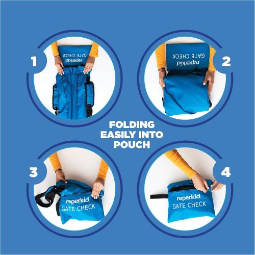  [아마존베스트]Reperkid Car Seat Travel Bag Airplane | Gate Check in for Air Travel  Waterproof - 600D Nylon Fabric W/Adjustable...