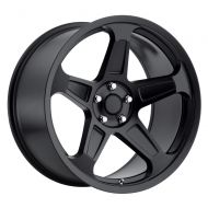 Replica REPLICA Demon 20X10.5 5x115 25 Matte Black (Quantity of 1)