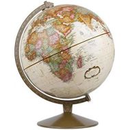 [아마존베스트]Replogle Globes Franklin World Globe, Antique Ocean, 12-Inch Diameter,Over 4,000 Place Names