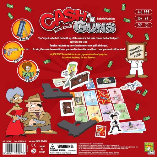  Asmodee Cash n Guns, 2nd Edition