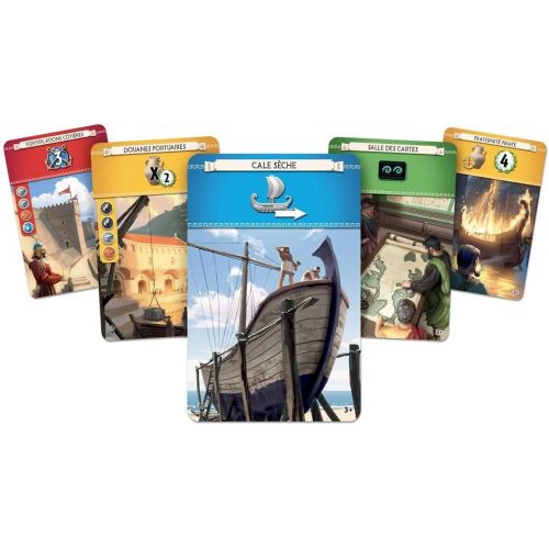  7 Wonders Armada Board Game EXPANSION - New Edition Family Board Game Board Game for Adults and Family Strategy Board Game 3-7 Players Ages 10 and up Made by Repos Production