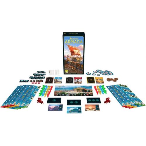  7 Wonders Armada Board Game EXPANSION - New Edition Family Board Game Board Game for Adults and Family Strategy Board Game 3-7 Players Ages 10 and up Made by Repos Production