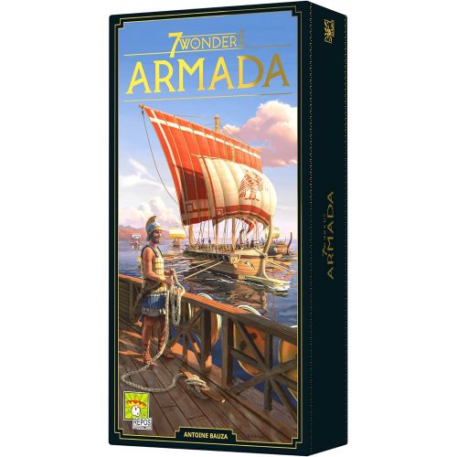  7 Wonders Armada Board Game EXPANSION - New Edition Family Board Game Board Game for Adults and Family Strategy Board Game 3-7 Players Ages 10 and up Made by Repos Production