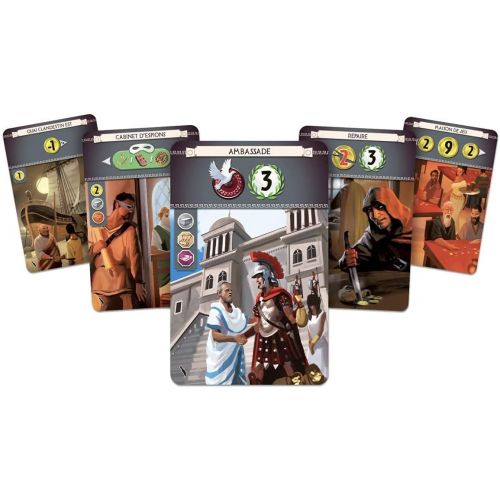  7 Wonders Cities Board Game EXPANSION - New Edition Family Board Game Board Game for Adults and Family Strategy Board Game 3-7 Players Ages 10 and up Made by Repos Production