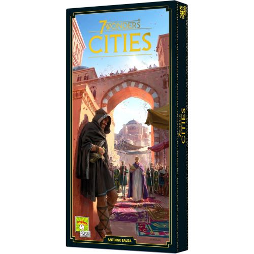  7 Wonders Cities Board Game EXPANSION - New Edition Family Board Game Board Game for Adults and Family Strategy Board Game 3-7 Players Ages 10 and up Made by Repos Production