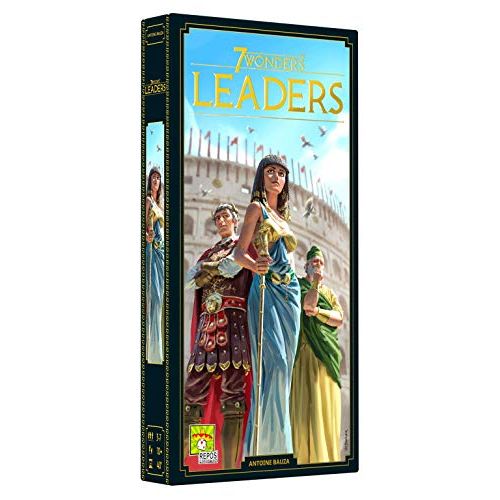  7 Wonders Leaders Board Game EXPANSION - New Edition Family Board Game Board Game for Adults and Family Strategy Board Game 3-7 Players Ages 10 and up Made by Repos Production