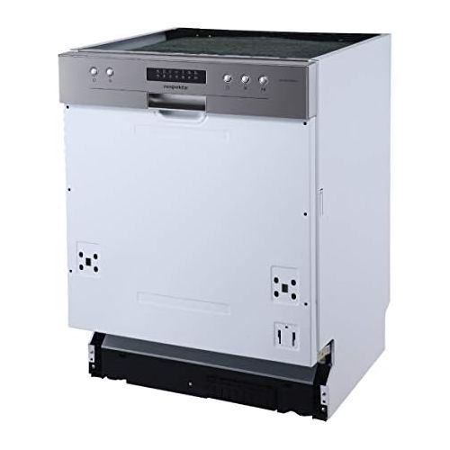  [아마존베스트]respekta GSP 60 TiD MA++ Built-In Dishwasher 60 cm with Display, Partially Integrated, Silver