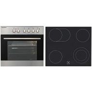 [아마존베스트]respekta Built-in stove set, stainless steel, Megaset2an