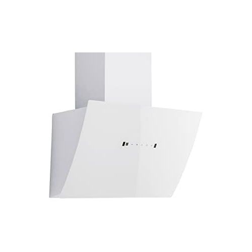  [아마존베스트]respekta Designer Angled Hood 60 cm White with Auto Opening and Gesture Control CH99060WA, Energy Efficiency Class: A