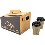 [아마존베스트]Restaurantware Coffee Take Out Carrier, Disposable Coffee Dispenser, Insulated Hot Cold Bulk Beverage Server - 96 oz, 12 cups - 10ct Box