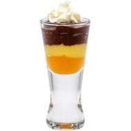 [아마존베스트]2 oz Concave Dessert Shot Glass - 1 3/4 x 1 3/4 x 4 1/4 - 6 count box - Restaurantware