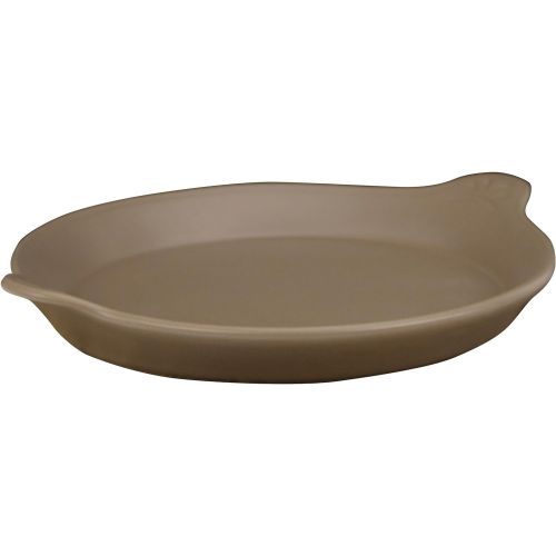  Eurita by Reston Lloyd Flame Safe Au Gratin Porcelain Pan, Small, Mocha