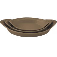 Eurita by Reston Lloyd Flame Safe Au Gratin Porcelain Pan, Set of 3, Mocha