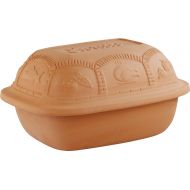 Eurita by Reston Lloyd Clay Cooking Pot/Roaster, All-Natural Cooking, terracotta, 4 quart