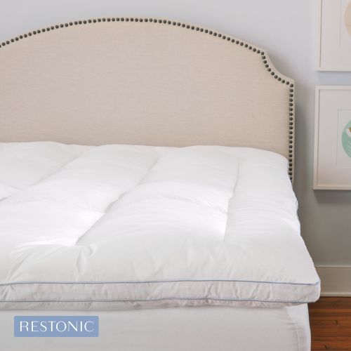  Restonic 3 Memory Fiber & Memory Foam Hybrid King Mattress Topper