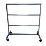 Retail Resource Chrome Mobile Hanger Rack Metal