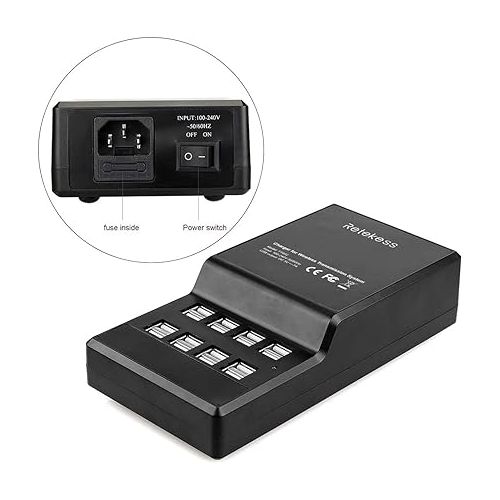  Retekess TT122 Tour Guide System, Church Translation Equipment, One-button Operation, Translation Devices for Court(1 Transmitter 15 Receivers 1 Charging Base)
