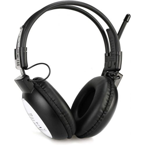  [아마존핫딜][아마존 핫딜] Retekess TR101 Walkman Headphone Radio FM Stereo Headset Radio Receiver Digital FM Hearing Protector Earmuff Support AUX Input Battery Powered(Black)